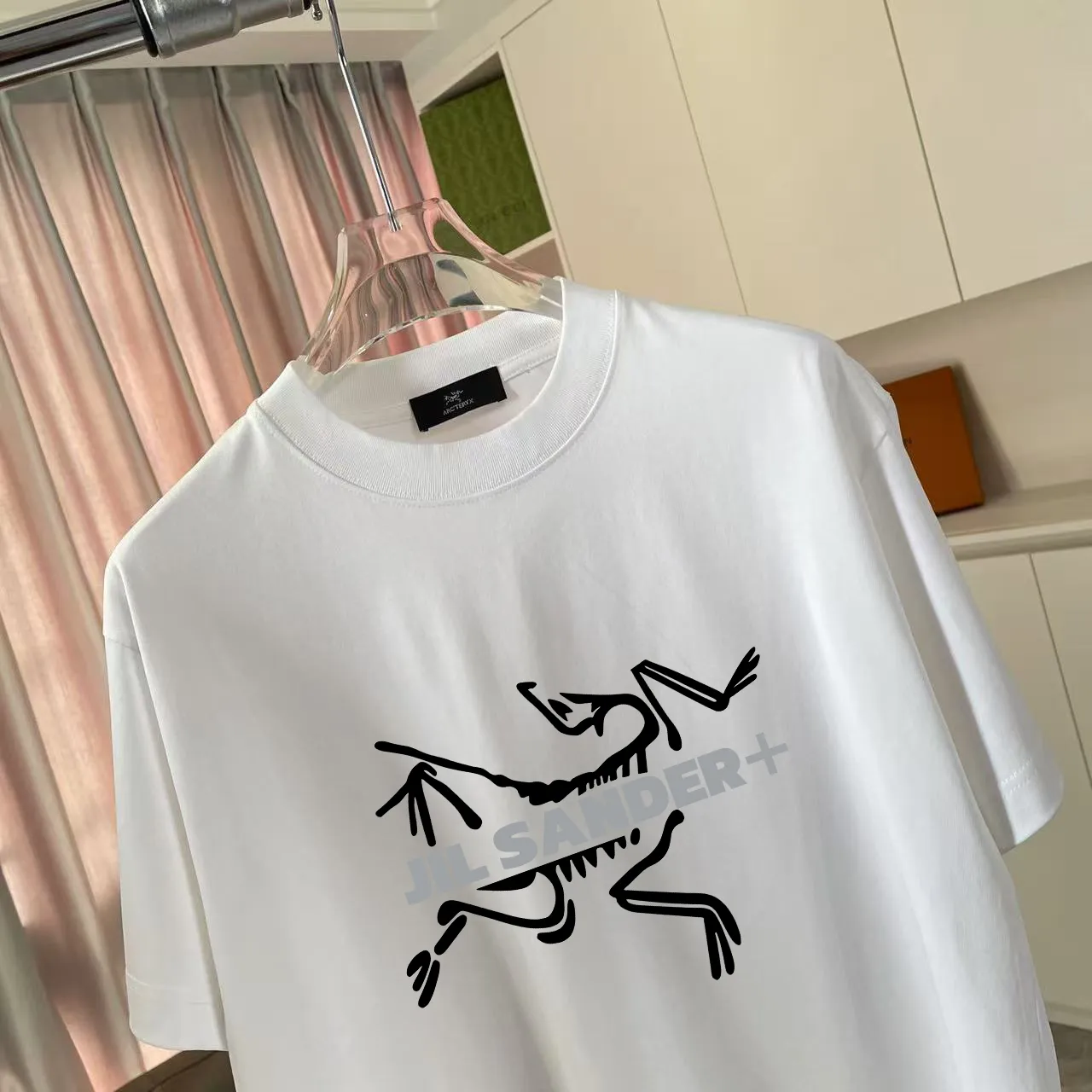 ARC'TERYX* 2025 New Arrival logo t g Same Style Size：S M L XL XXL ：Black White Pink Green